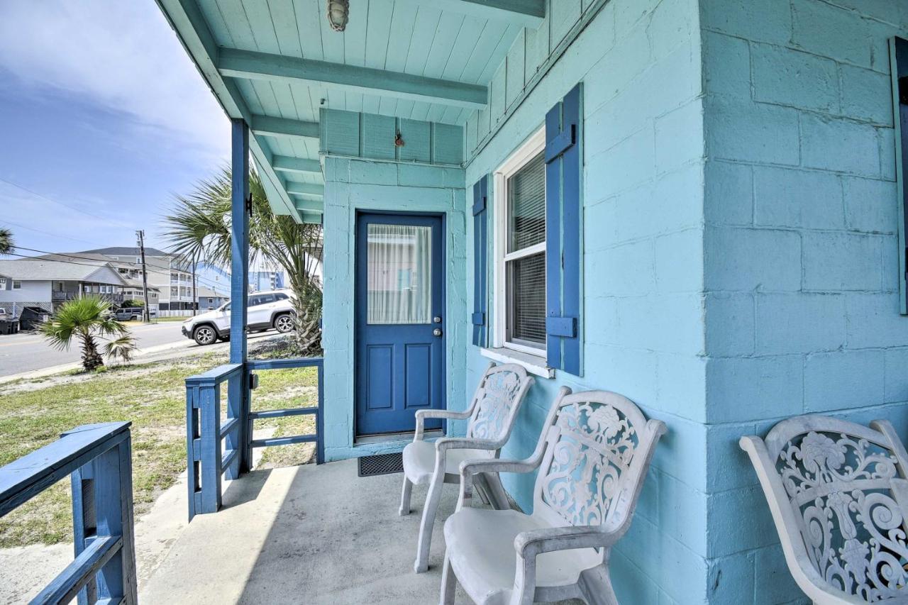 Bright Myrtle Beach Bungalow Steps To The Beach! Buitenkant foto