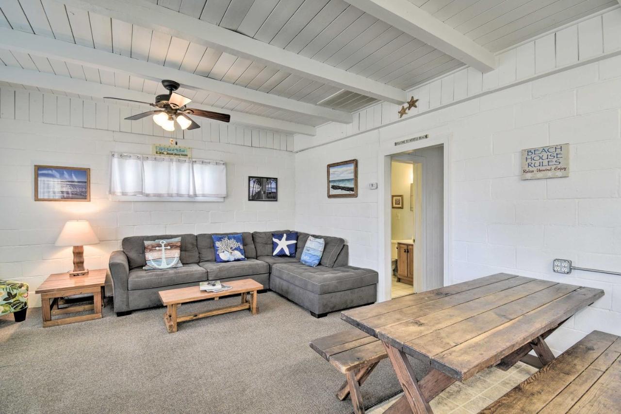 Bright Myrtle Beach Bungalow Steps To The Beach! Buitenkant foto