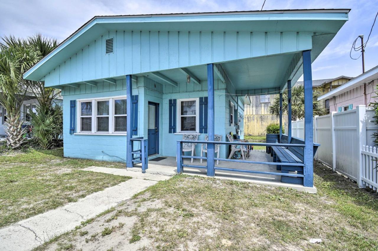 Bright Myrtle Beach Bungalow Steps To The Beach! Buitenkant foto